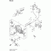 Схема вузла: Throttle Body (Vl800Cl3 E33) для Suzuki VL800 Boulevard C50C