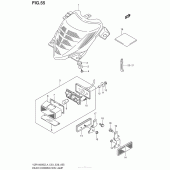 Схема вузла: Задній ліхтар (Стоп-сигнал) (Vzr1800Bzl4 E28) для Suzuki VZR1800 Boulevard M109R BOSS