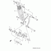 Схема вузла: Важіль прогресії (Model n/p) для Suzuki DR650 DR650S