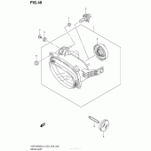 Схема узла: Фара (Vzr1800Bzl4 E03) для Suzuki VZR1800 Boulevard M109R B.O.S.S