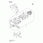 Схема узла: Задний фонарь (Стоп-сигнал) для Suzuki GSX1300 Hayabusa