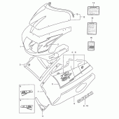 Схема узла: Передний обтекатель (Model r 33j) для Suzuki GSX-R400
