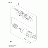 Схема узла: Стартер электрический для Suzuki GSX-R750