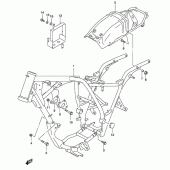 Схема вузла: Рама для Suzuki GZ125 Marauder