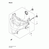 Схема вузла: Фара (Gsx-r1000l2 e21) для Suzuki GSX-R1000