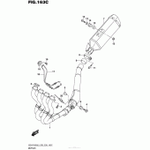 Схема вузла: Вихлопна система (Gsx-R1000L5 E33) для Suzuki GSX-R1000
