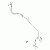 Схема вузла: Гідравлічний шланг зчеплення для Suzuki VS800 Intruder 800