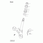 Схема вузла: Steering race для Suzuki TF125
