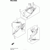 Схема вузла: Бічні панелі (YSF) для Suzuki GSX-R750