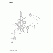 Схема узла: Топливный кран для Suzuki GZ250 Marauder