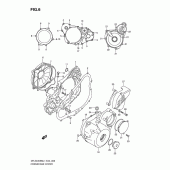 Схема узла: Крышки картера для Suzuki DR-Z400 DR-Z400SM