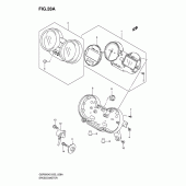 Схема вузла: Спідометр (Gsf650sak5/sak6/suak5/suak6) для Suzuki GSF650 Bandit S