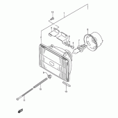 Схема узла: Фара для Suzuki DR350