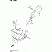 Схема вузла: Вихлопна система (Gsx-R1000Al6 E33) для Suzuki GSX-R1000