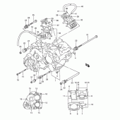 Схема вузла: Картер двигуна для Suzuki RGV250