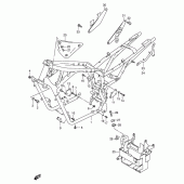 Схема вузла: Рама (Model r/t) для Suzuki VX800 VX800