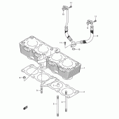 Схема вузла: Циліндр для Suzuki GSF650 Bandit S