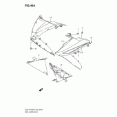Схема узла: Передний боковой обтекатель (Model k8) для Suzuki GSX-R1000