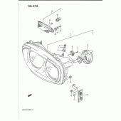 Схема вузла: Фара (Model n) для Suzuki GSX-R1100