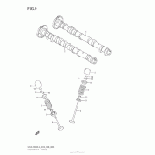 Схема узла: Распредвал & Клапан для Suzuki GSX-R600