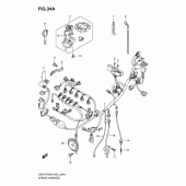 Схема вузла: Електропроводка (Gsx-r750xk5/u2xk5) для Suzuki GSX-R750