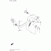 Схема вузла: Лапка гальма для Suzuki DR-Z400 DR-Z400SM