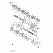 Схема узла: Трансмиссия для Suzuki GSF1250 Bandit S