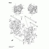 Схема вузла: Картер двигуна для Suzuki DL650 V-Strom