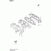Схема вузла: Speedometer (An400Al4 E33) для Suzuki AN400 Burgman (EU analogue of SkyWave)