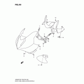 Схема вузла: Body cwl installation parts (With cowling) для Suzuki GS500