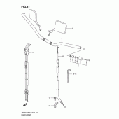 Схема узла: Руль & Тросики для Suzuki DR-Z400 DR-Z400SM