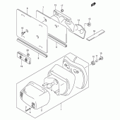 Схема вузла: Задній ліхтар (Стоп-сигнал) для Suzuki VL1500 Intruder C1500/Boulevard C90