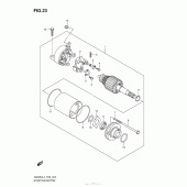 Схема вузла: Електричний стартер для Suzuki GW250 Inazuma