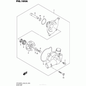 Схема вузла: Водяний насос Suzuki VZR1800 Boulevard M109R BOSS