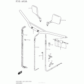 Схема узла: Руль & Тросики для Suzuki DR650 DR650SE