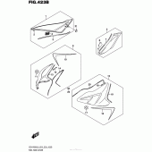 Схема узла: Накладка топливного бака (Arb) для Suzuki GSX-R600