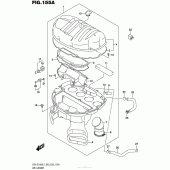 Схема вузла: Повітряний фільтр Suzuki GSX-S1000