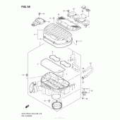Схема узла: Воздушный фильтр для Suzuki GSX-R750