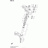 Схема вузла: Рульова траверса Suzuki DL1000 V-Strom