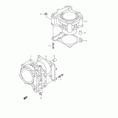 Схема узла: Цилиндр для Suzuki DL650 V-Strom