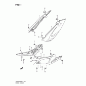 Схема вузла: Бічні панелі для Suzuki DL650 V-Strom