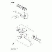 Схема узла: Ручки руля для Suzuki GSX-R750