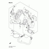 Схема вузла: Паливний насос для Suzuki GSF1250 Bandit S