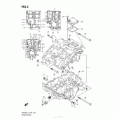 Схема вузла: Картер двигуна для Suzuki GW250 Inazuma