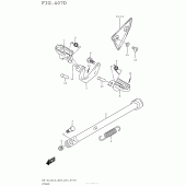 Схема вузла: Stand (Dr-Z125Ll5 E33) для Suzuki DR-Z125 DR-Z125