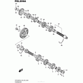 Схема вузла: Трансмісія для Suzuki VZR1800 Boulevard M109R