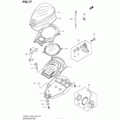 Схема вузла: Speedometer (Vl800Tl4 E33) для Suzuki VL800 Boulevard C50T