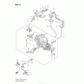 Схема вузла: Throttle Body (Vz800L4 E03) для Suzuki VZ800 Boulevard M50