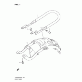 Схема узла: Кронштейн заднего крыла для Suzuki TU250