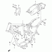 Схема вузла: Рама для Suzuki GZ250 Marauder